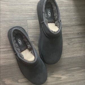 UGG Charcoal Suede Slip-Ons